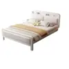 Cama de Ferro Forjado Estilo Europeu 1.8m Reforçada Espessa Cama de Casal 1m Cama Residencial Aço Inoxidável Quarto de Aluguel Cama com Estrutura de Ferro Quarto