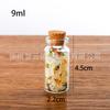 Botellas de Vidrio con Tapón de Corcho de 22 mm al por Mayor, Botellas de Control de Cierre Rápido, Botellas de Deseo a la Deriva, Botellas Dosificadoras de Vidrio de Alto Borosilicato