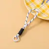 Llavero de Peluche con Cuerda Tejida a Mano, Correa Corta Portátil para Teléfono, Accesorio para Bolso, Correa de Muñeca para Cámara