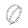 Anillo de Nariz de Acero Inoxidable 316 Zhenping con Aro de Pendiente de Circonita Sin Pin Anillo para Labio Anillo de Cierre Sin Costura Anillo Abierto