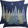 Serie de decoraciones navideñas para árboles de Navidad de Amazon transfronteriza: almohadas, cojines para el hogar, sofá, dormitorio y sillas