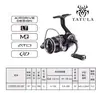 Dawa 23 Novo Modelo Tatula Spider Carretilha Pequena de Spinning Carretilha para Iscas de Água Doce Carretilha de Pesca para Robalo