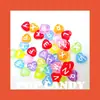 100 Cuentas Letra Macarrón Material para Enhebrar Material Dulce Pop Accesorios para Pulsera Collar DIY