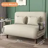 Sofá cama multifuncional para apartamentos pequeños, individual o doble, diseño de tela simple, adecuado para sala de estar, estudio, oficina, cama plegable