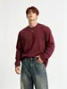 Camiseta de Manga Longa para Homens, Camisa Base para Primavera e Outono para Homens e Mulheres, Gola Redonda 100% Algodão, Cor Lisa, Roupa de Casal, Impressão de Logo Personalizável