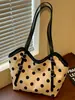 Bolso de hombro fresco de lunares estilo coreano para mujer, nuevo bolso de hombro de nicho de moda de verano 2026, bolso de mano cruzado versátil