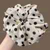 Laço de Cabelo de Renda Doce, Scrunchie de Luxo Estilo Coreano, Laço de Cabelo Extra-Grande para Coque, Corda de Cabelo para Rabo de Cavalo, Acessório de Cabelo