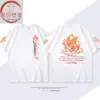 Merchandising de Genshin Impact Estilo Hu Tao Manga Corta Casual Holgada Juventud Estudiante Verano Media Manga Camiseta Ropa de Moda