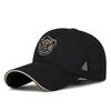 Gorra de Béisbol de Tapa Dura Bordada con Escudo, Estilo Sándwich, Todas las Estaciones de Primavera y Otoño, Versátil, Sombrero para el Sol para Hombres y Mujeres, Transfronterizo