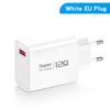 Carregador USB Único de Carregamento Rápido 120W Adequado para Celular Apple Huawei Xiaomi Padrão Europeu, Americano e Britânico Cabeça de Carregamento 2.4A 15W