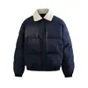 Chaqueta de Algodón para Hombre Jack's, Marca Trendy China, Invierno Cómoda Casual Estilo Nuevo, Abrigo de Algodón con Cuello de Lana de Cordero Sintética
