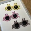 Gafas de Sol Polarizadas con Orejas de Conejo para Niños Gafas de Sol de Silicona con Dibujos Animados Gafas Lindas para Niños y Niñas Color Caron de Coche Bmw