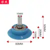 Rueda de Goma para Máquina de Recubrimiento, Rueda Plana, Rueda de Alimentación de Silicona, Rueda de Presión, Rueda de Avance, Rueda de Presión de Transportador Resistente a la Silicona, Accesorios para Carpintería Rueda de Goma