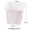 Mi Wei Maceta Cuadrada Carnosa de Plástico Transpirable Nuevo Estilo Maceta para Plántulas de Rosas Control de Raíces Maceta para Esquejes de Hortensia Clematis