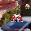Luvas de Novo Estilo, Mochilas de Futebol, Presentes para Fãs, Embalagens Acrílicas, Chaveiro Pingente de Carro da Copa do Mundo, 2D Transfronteiriço
