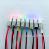 Fuente de luz ambiental para coche de 12V, tira guía de luz, fuente de luz de aleación de aluminio de alta potencia, fuente de luz monocromática