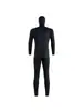 Roupa de Neoprene com Capuz 3/5mm Traje de Natação de Inverno Roupa de Neoprene à Prova de Frio para Homens e Mulheres Roupa de Surfe Roupa de Neoprene para Snorkel Espessada e Quente