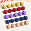 Dulces, Geniales, Lindos, Versátiles Redondos de Acrílico de 12 mm Pintados en Spray Semiredondos Accesorios Materiales para Aretes DIY