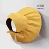 Chapéu de Sol para Ciclismo Verão Feminino Anti-UV Aba Larga Cobertura Facial Chapéu de Pescador Dobrável Chapéu de Sol