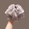 Pinza para el Cabello con Lazo de Malla Negra, Pinza de Tiburón Grande para la Parte Trasera de la Cabeza, Horquilla de Plumas, Nuevo Modelo 2026 para Mujer