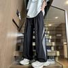 Pantalones de Verano Delgados de Secado Rápido de Seda Helada para Hombre, Estilo Americano, Modernos, para Senderismo al Aire Libre, Sueltos, Rectos, Casuales
