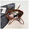 Bolso de Hombro Versátil con Textura de Gran Capacidad para Viajes Diarios, Bolso de Axila Vintage para Mujer, Elegante Moda, Temperamento