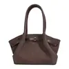 Bolso Casual de Gran Capacidad Mujer 2025 Otoño/Invierno Nuevo Bolso de Mano de Ante Retro Bolso Tote para Ir al Trabajo Bolso de Hombro