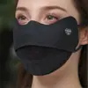 Mascarilla Facial de Seda de Hielo Anti-UV Malla Transpirable Velos Faciales para Ciclismo Senderismo Protección Facial 3D Refrigerante Viaje Montar Senderismo Mascarilla