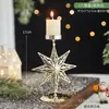Colgante Decoración Navideña Copo de Nieve Navideño Campana de Hierro Estrella Explosiva Colgante para Árbol de Navidad Decoración para Ventana de Navidad
