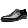 Zapatos de Cuero Transpirables para Hombre Zapatos Formales de Negocios Punta Puntiaguda Sin Cordones Suela Plana Zapatos de Boda Talla Grande para Hombre wish Amazon