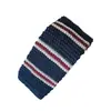 Gravata Tricô Casual Listrada Masculina Atacado, Gravata de Pescoço Estreita Slim Fashion, Gravata Tricô Plano Slim Masculina