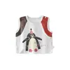 Conjunto de Chaleco para Bebé Estilo Verano Sin Mangas Lindo Estampado de Pingüino Chaleco Delgado de Verano Ropa Infantil 62458