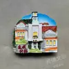 Nuevos Lugares Pintorescos de Quanzhou, Costumbres Populares Imanes de Refrigerador de Resina Tridimensional Souvenirs Turísticos Árbol Decorativo para el Hogar