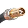 Conector de bomba de aire para coche tubo de extensión de válvula de goma para neumáticos de aspiradora de coche tubo de extensión de aire para bicicleta