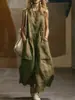 2026 Ropa de Verano/Primavera para Mujer, Vestido de Algodón y Lino sin Mangas, Holgado, Sencillo, con Bolsillos, para Venta Transfronteriza en Amazon Europa y América, Sitio Independiente
