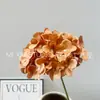 90 Flores de Hortensia Artificiales tipo Paleta de Pétalos Hermosa y Abundante Hortensia Artificial Flor de Seda al por Mayor Decoración de Boda