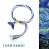 Cuerda de Mano para el Festival del Bote del Dragón Cuerda de Colores Nuevo Artículo Cuerda de Mano Estilo Nacional Pulsera Tejida a Mano Hora de Correr Tassel de Cola de Pez de Xizang Rojo