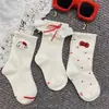 Meias Versáteis de Cano Médio Hello Kitty Meias Doces de Estudante Gato Primavera e Outono Meias Doces para Meninas Mulheres
