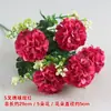 Flor Seca Única Flor de Seda Flor Artificial Buquê Decoração de Plástico Enfeites para Sala de Estar Arranjo de Flores Flor para Performance de Dança de Cerca