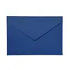 Envelope de Cartão Postal Triangular Estilo Ocidental de Papel Especial Fosco Criativo na Cor de Doce com Logotipo em Estampagem Dourada, 120g