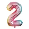 Balões de Folha de Alumínio Digitais Grandes Versão Americana 40 polegadas Embalados Individualmente Decorações de Aniversário Infantil Balões Flutuantes de Hélio