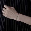 Pulsera de Acero de Titanio Espiral Mobius de Gama Alta Europea y Americana para Hombres y Mujeres, Joyería de Moda Personalizada para Parejas Tendencia