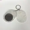 Nuevo Llavero Peine Espejo Multifuncional Transfronterizo, Colgante de Llave de Bolso Moderno y Versátil, Peine Espejo de Maquillaje Portátil