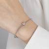 Nuevo collar de estilo coreano Ins Style Niche Bamang Star Love para mujer, pulsera de acero de titanio chapada en oro con forma de corazón, joyería de moda