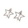Pinza para el Cabello de Estrella de Cinco Puntas con Pedrería Estilo Minimalista para Mujer, Pinza para Flequillo Lateral, Pinza de Pato, Accesorio para el Cabello Versátil Único