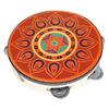 Sonajero Tambor Xinjiang Uigur Danza de Tambor de Mano Examen Rendimiento Sonajero Dunhuang Tamborino de 8 pulgadas Sonajero Regalo