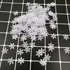 Natal Não Tecido Floco de Neve Branco Floco de Neve Falso Decoração Árvore de Natal DIY Feito à Mão Acessórios de Natal Feltro Flocos de Neve