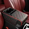 Almohadilla protectora para caja de reposabrazos de coche transfronteriza, caja de pañuelos para coche, reposabrazos de cuero central para codo, cojín elevador universal, portavasos