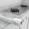 Adesivos de Cozinha Espessos, Papel de Parede de Folha de Alumínio Autoadesivo à Prova de Fogo para Paredes de Fogão, Adesivos de Parede Que Não Deixam Resíduos de Cola, Atacado de Fábrica