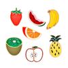 Broche creativo de fruta de joyería europea y americana, sandía, fresa, manzana, plátano, piña, kiwi, pin de esmalte